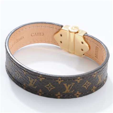 louis vuitton monogram cuff|louis vuitton nano monogram bracelet.